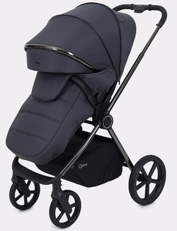 Детская коляска Rant Teo Black Chrome 2 в 1 Graphite
