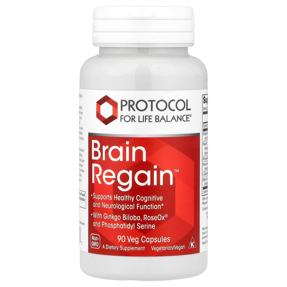 Protocol for Life Balance, Brain Regain™, 90 растительных капсул