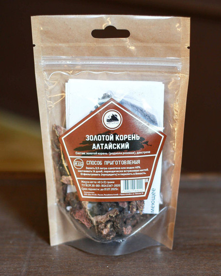 Набор настойки &quot;Золотой Корень&quot; в крафт пакете