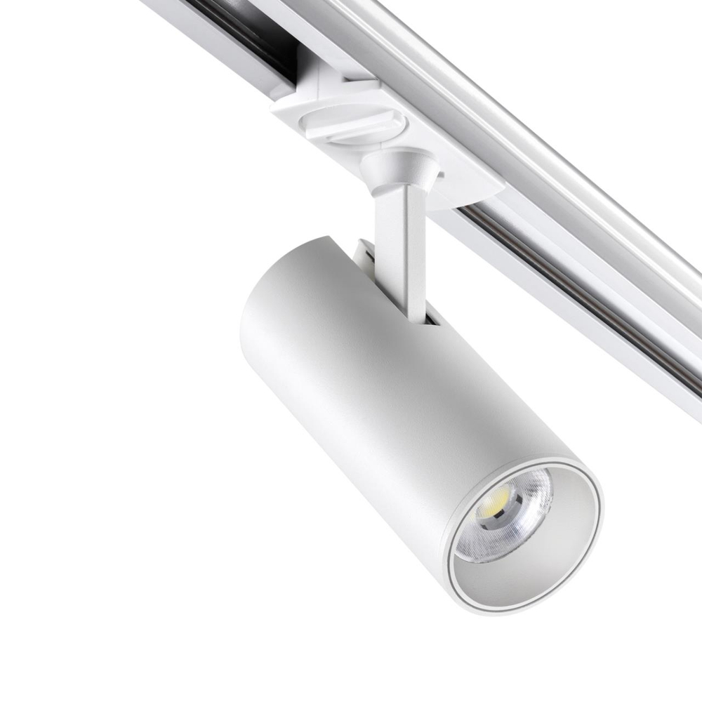 359151 PORT NT23 238 белый Светильник трековый однофазный трехжильный IP20 LED 15W 220V 3000К 1440Лм SELENE