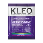 Универсальный обойный клей KLEO MINI 12 для наклеивания всех видов флизелиновых, виниловых и бумажных обоев. Комплект из 2 упаковок по 60г.