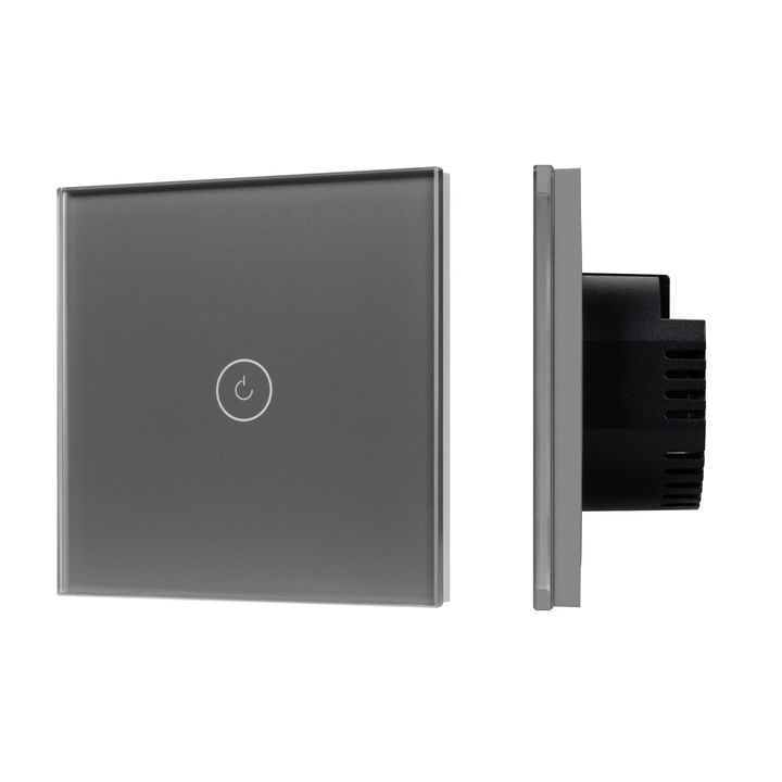 Выключатель сенсорный SWT-OMALI-S01-ZB-GR (250V, 10A, Zigbee) Arlight 050036