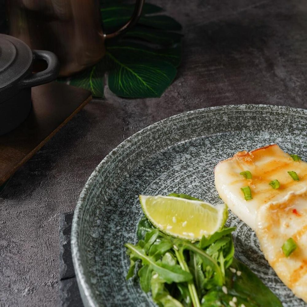 Тарелка с бортом 23 см h3 см глазурь Glossy Stone Untouched Taiga P.L. Proff Cuisine [1]