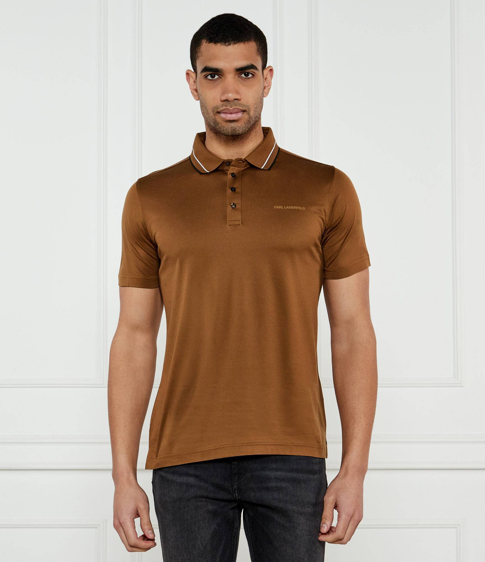 Поло Karl Lagerfeld - коричневый(745002 552200)