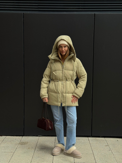 Пуховик Bob зеленое яблоко