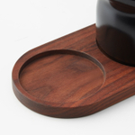 Набор банок для специй IKEA HULDHET (ХУЛДЕТ), Черный, Керамика, орех, 3 шт