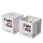 Массажная свеча Light My Fire с ароматом белого мускуса - 80 мл.