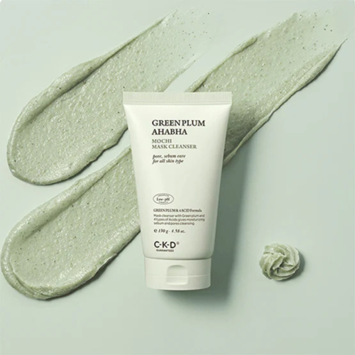 CKD Маска очищающая для лица с экстрактом зеленой сливы - Greenplum ahabha mochi mask cleanser, 130г