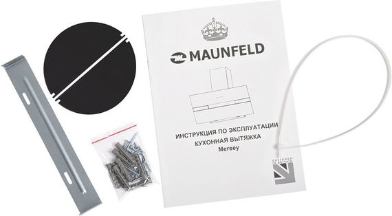 Вытяжка Maunfeld Mersey 60 белый\вставка сатин