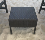 Столик плетеный журнальный без стекла Tagliamento Лаунж, темно-коричневый