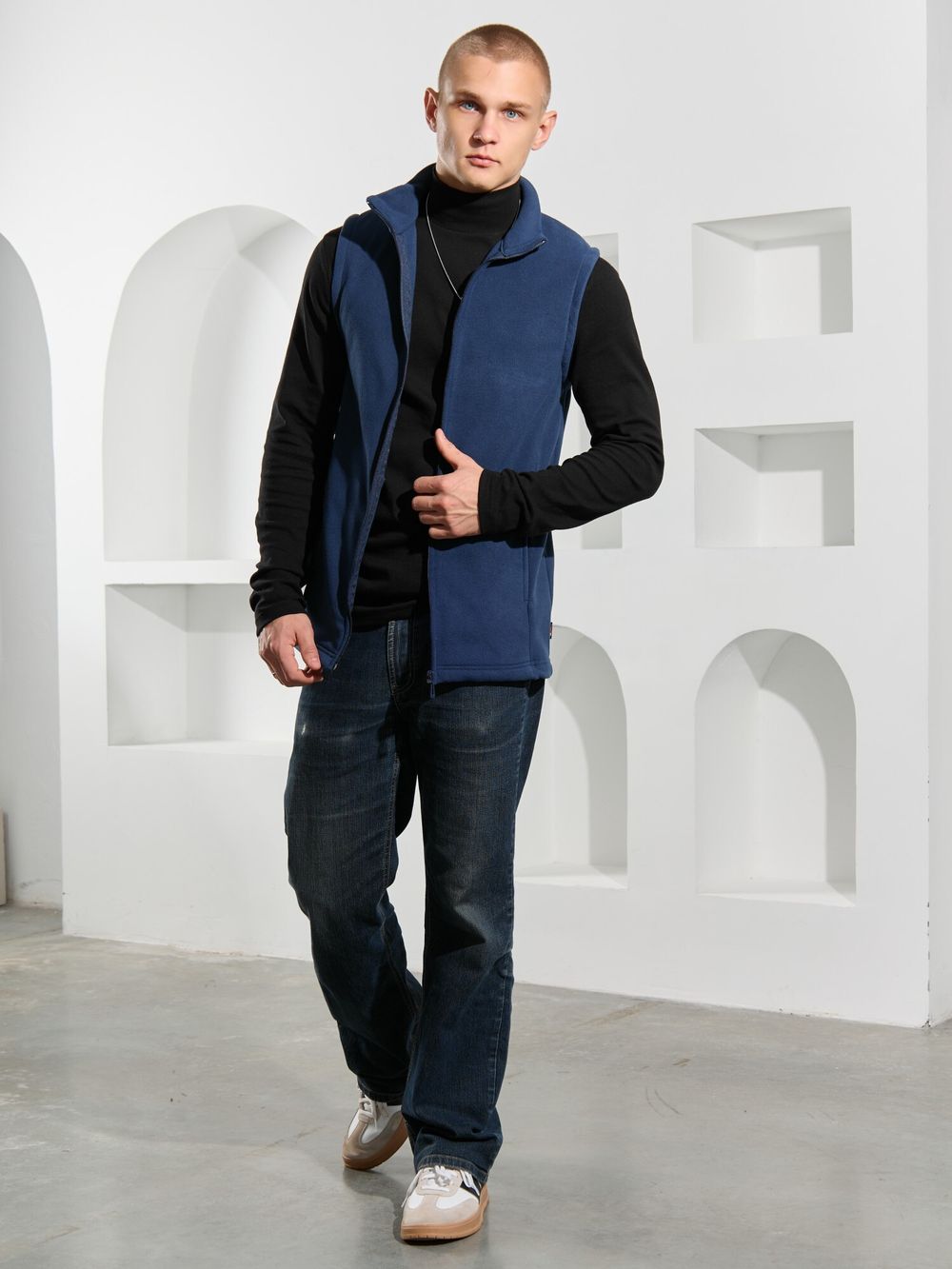 Жилет мужской Алтай-3 Виотекс ТЁМНО-СИНИЙ