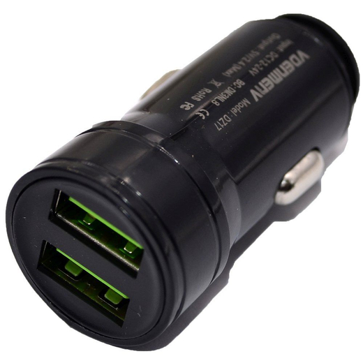 Автомобильная зарядка DENMEN DZ17 2гнUSB 2.4А