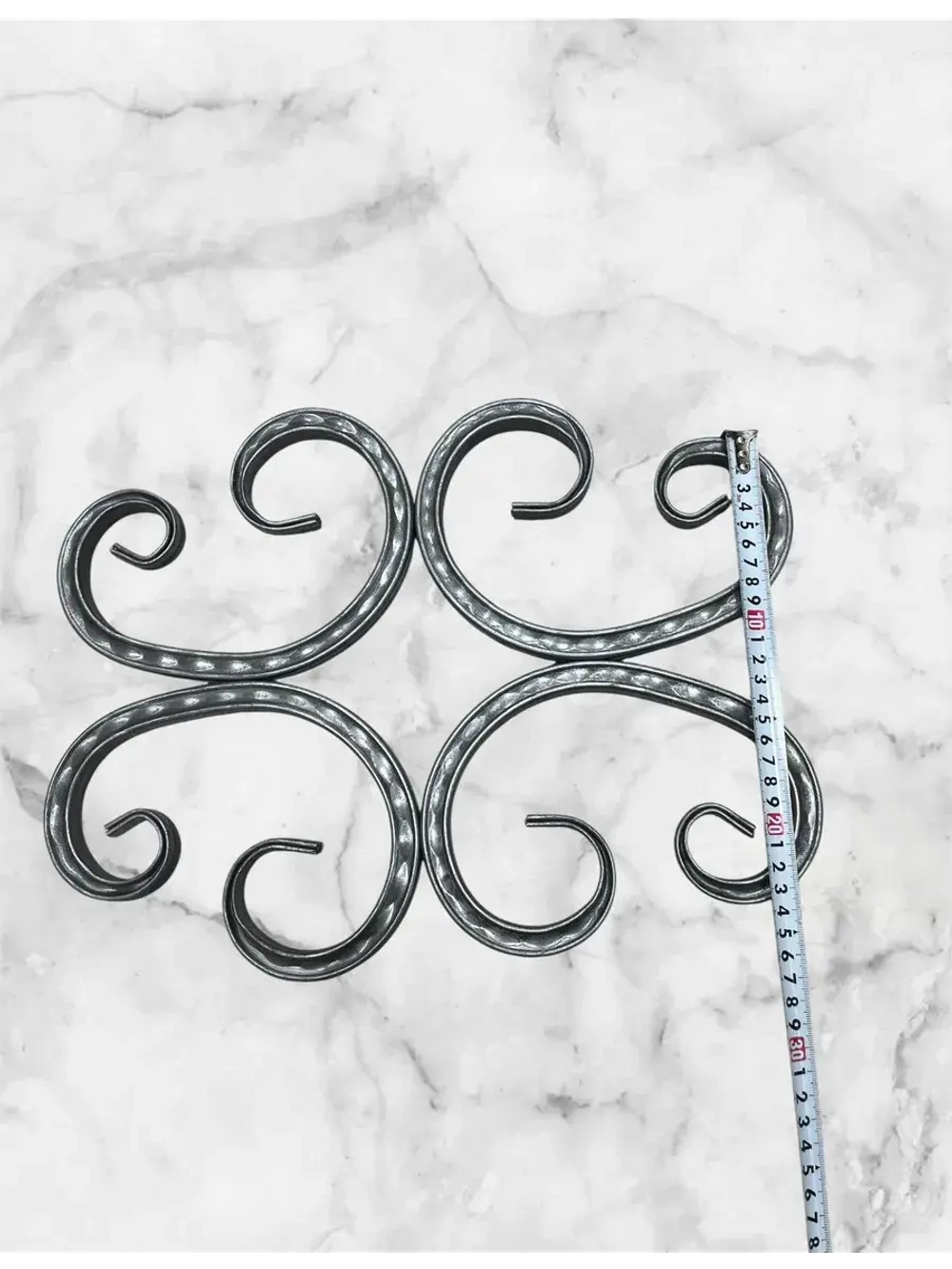 Кованый элемент "Бублик-косой" 4 шт