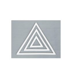 Рамка кондитерская "Треугольник", 3 шт силикон P.L. Proff Cuisine