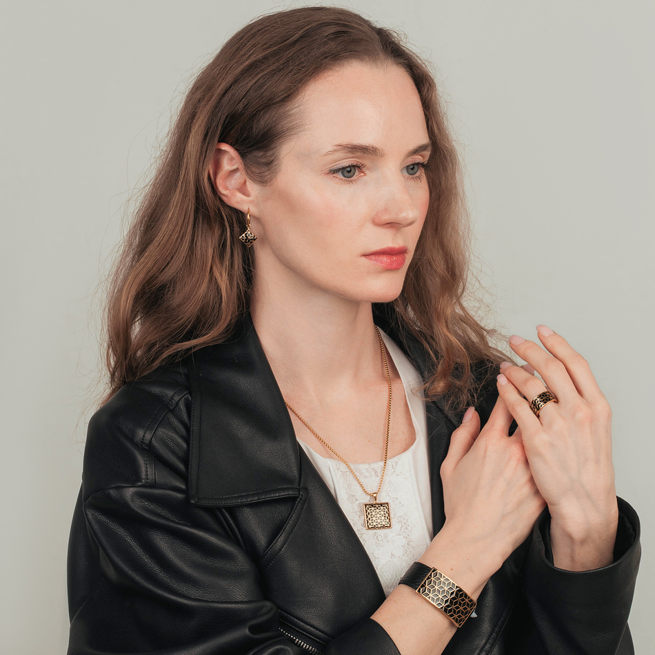 Серьги Fiore Luna AE03209-4 G