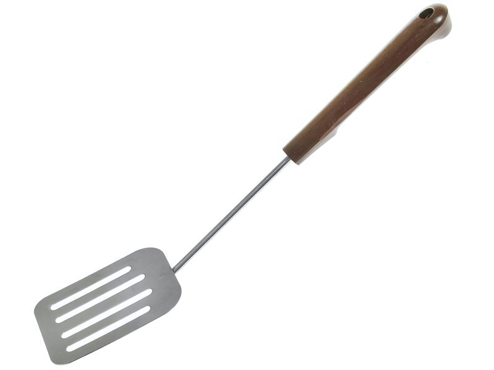 Лопатка кулинарная нерж пластмассовая ручка