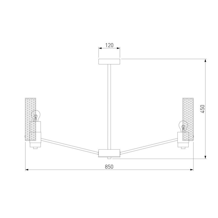 Потолочная люстра Eurosvet Grino 70139/8 латунь