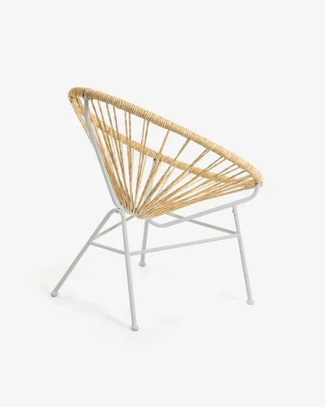 Плетеное кресло Acapulco бежевое