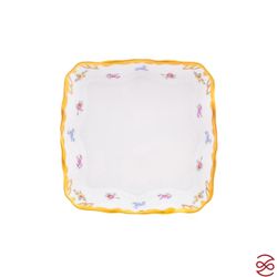 Салатник квадратный Queen's Crown Мелкие цветы 19 см