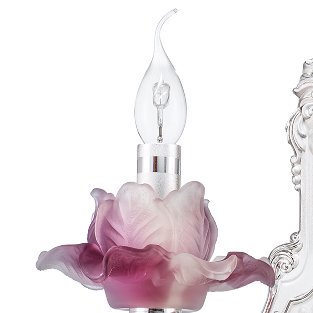 714624 Бра ANEMONE 2x40W E14 Серебро