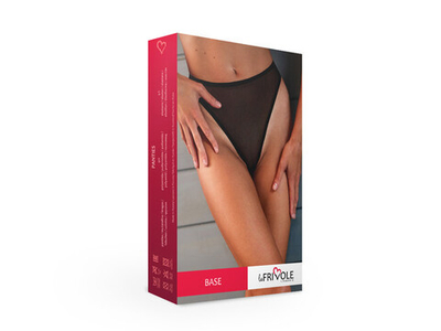 Высокие стринги из сетки SM (42-44) (Цвет: черный)