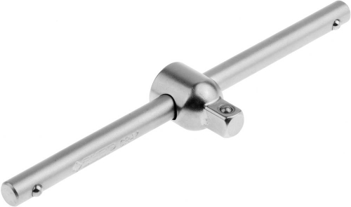 Вороток ЗУБР ″Мастер″ T-образный для торцовых головок (1/4″), Cr-V, хроматированное покрытие, 115мм