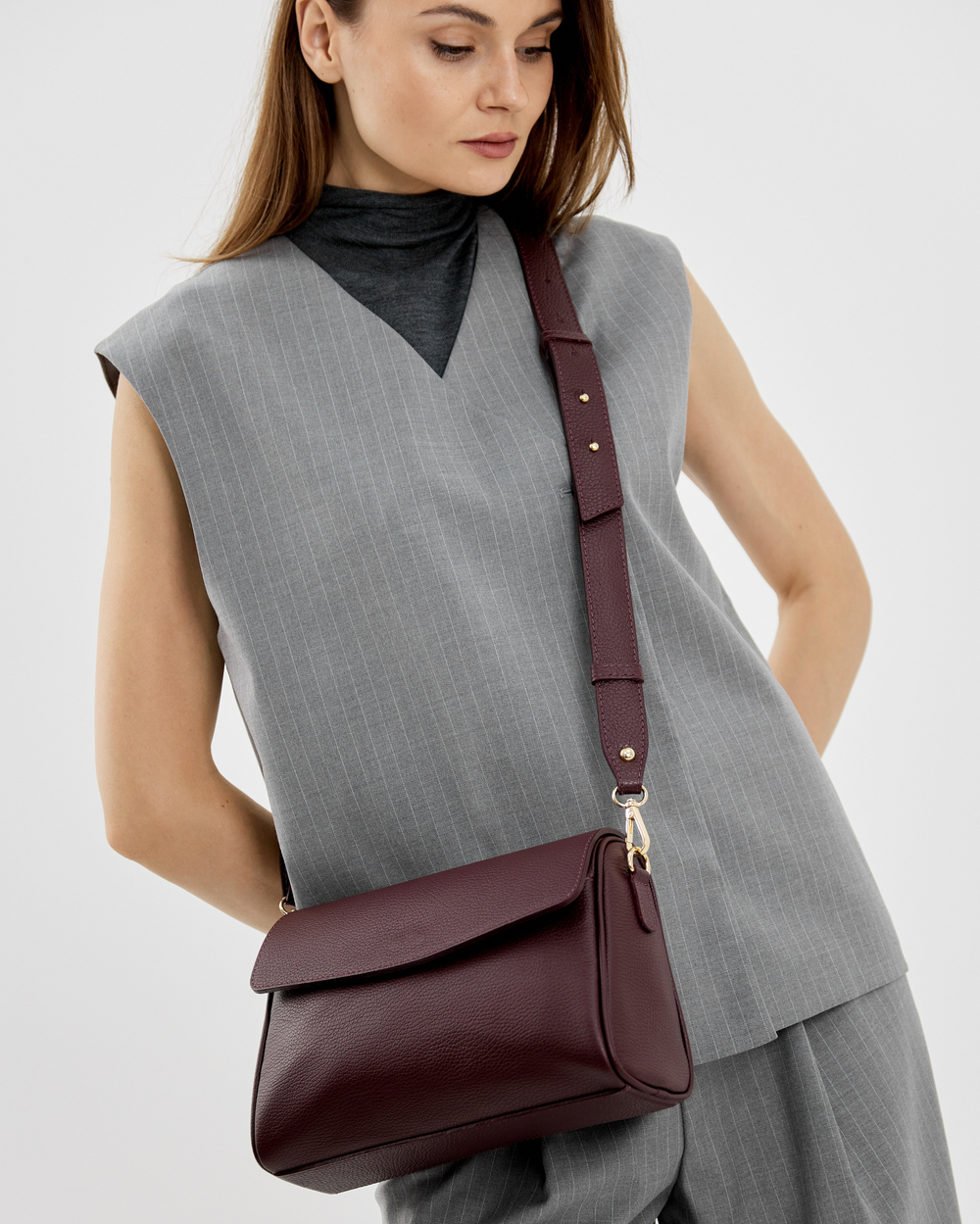 Сумка 571 03 бордовый