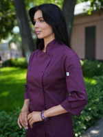 Китель поварской | Бл-318 к 3/4 статус стрейч