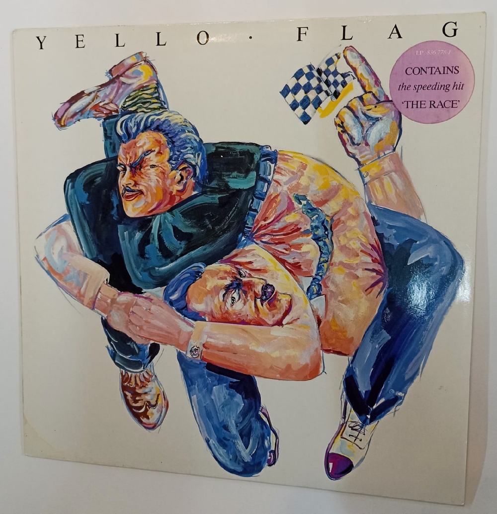 Винтажная виниловая пластинка Yello Flag (Germany 1988)