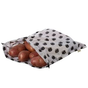 Экомешочек для корнеплодов "Горошек" 30х35 см