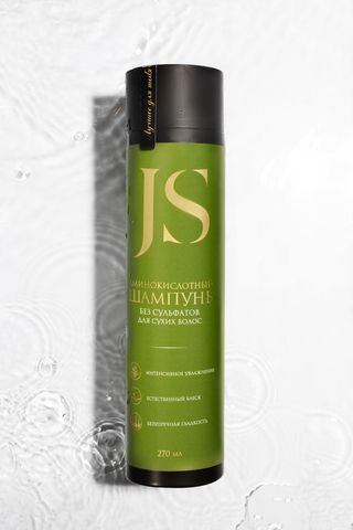 JS Аминокислотный шампунь без сульфатов для сухих волос, 270 мл
