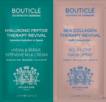 Пробник несмываемая маска-спрей Аll in one Mask-Spray/крем-молочко Hydra&Repair Intensive Milk Cream 15+15мл