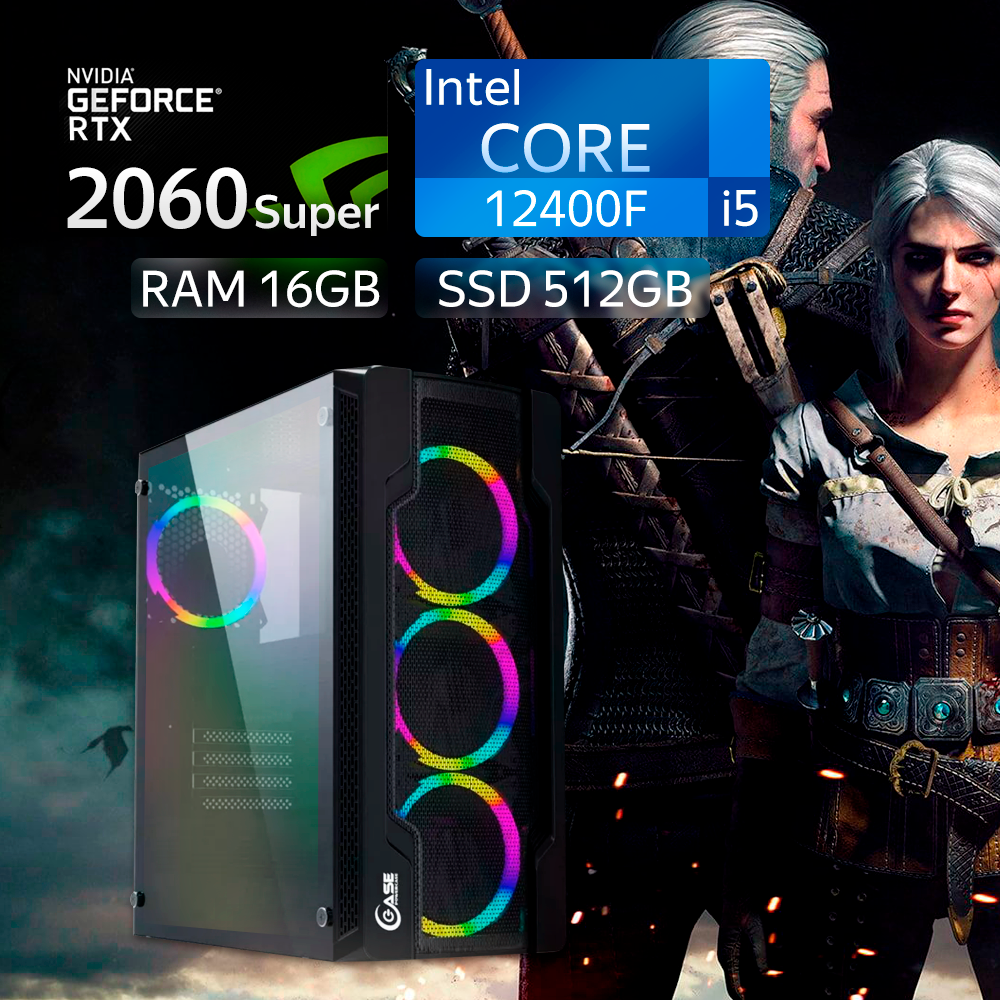 Игровой компьютер PROBOOK PC (Intel Core i5-12400F, RAM 16ГБ, SSD 512ГБ, NVIDIA GeForce RTX 2060 Super, Win 11 Pro)