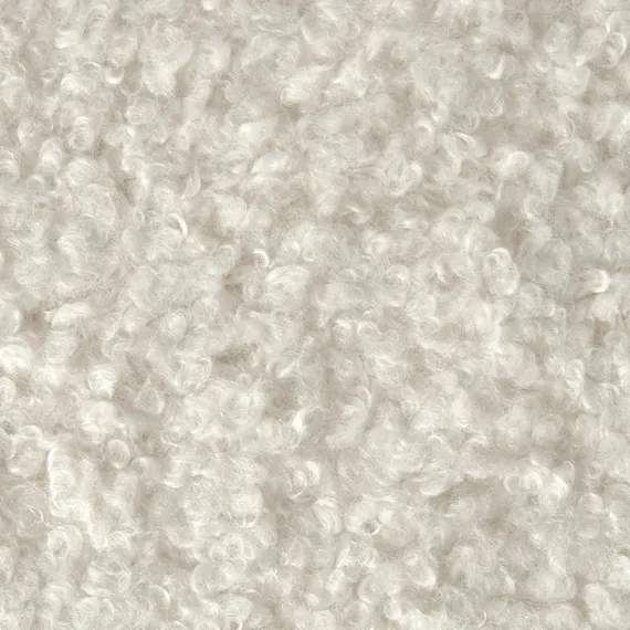 Стул Mod белый искусственный мех с ножками цвета орех