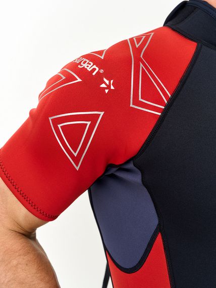 Гидрокостюм Sargan Nero Shorty 2.0 men 2 мм черно-красный