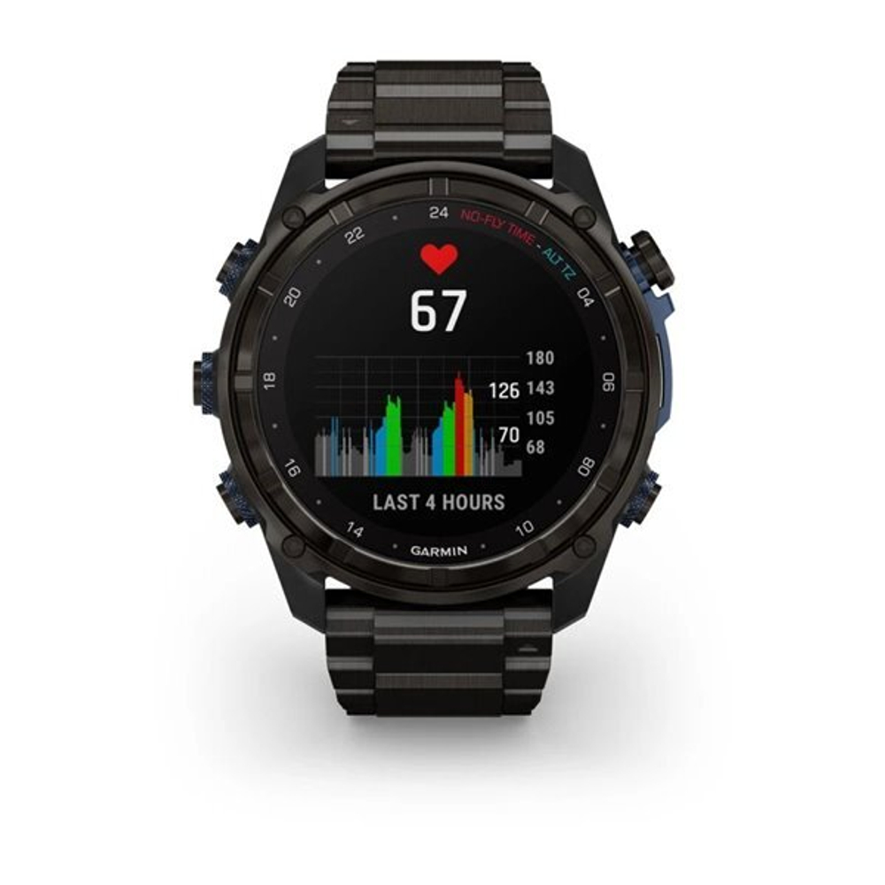 Смарт часы Garmin Descent MK3i - 51 мм карбоново-серые DLC титановые с DLC титановым ремешком