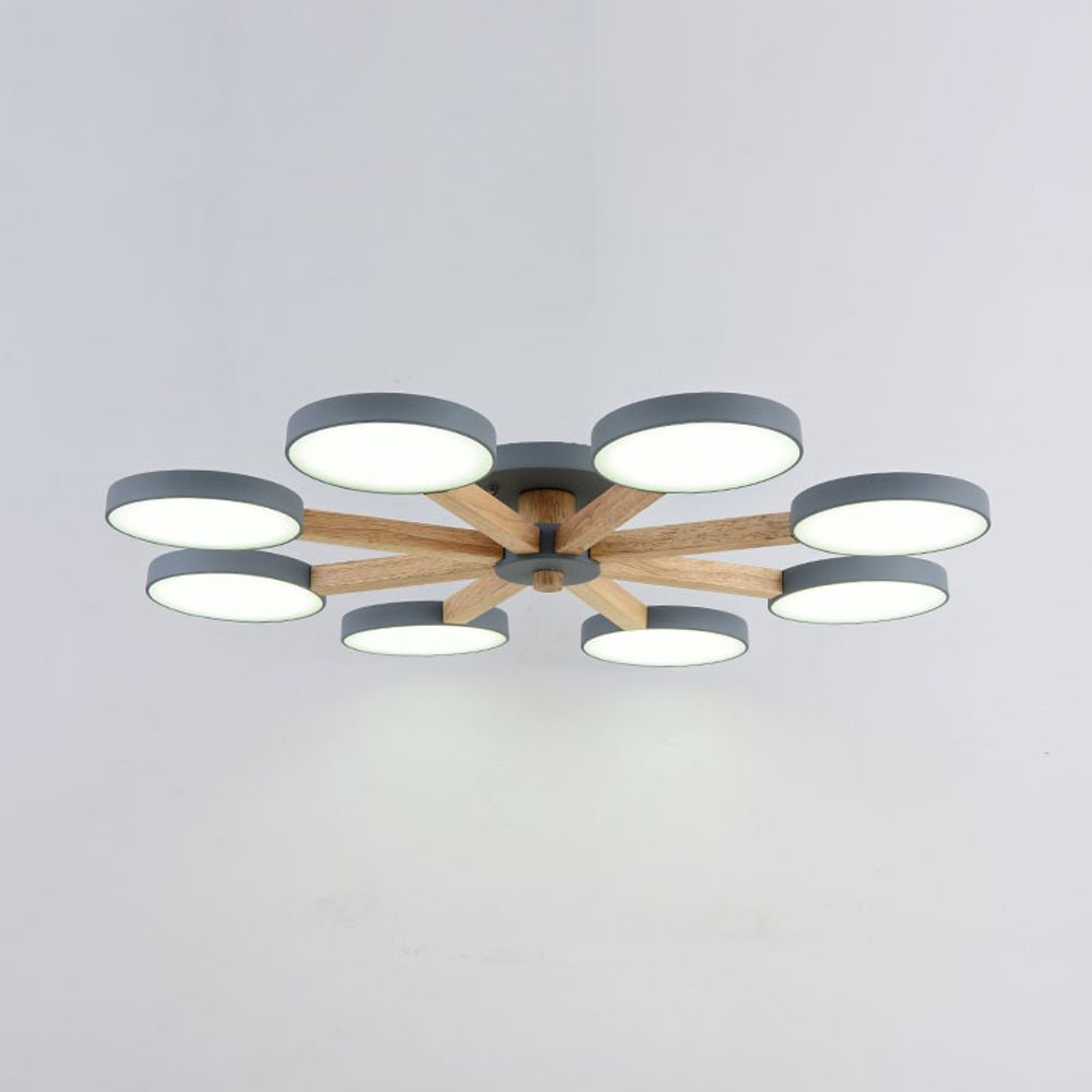 Потолочная Люстра Turna 8 Gray By Imperiumloft