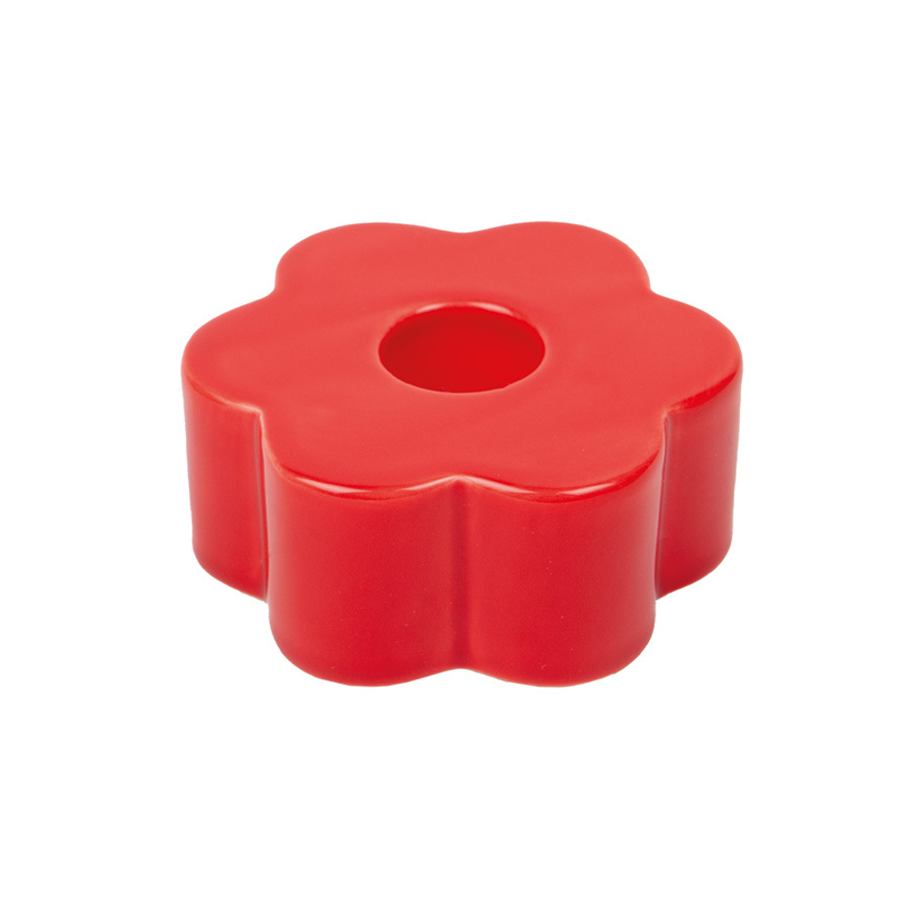 Подсвечник daisy, D8 см, красный