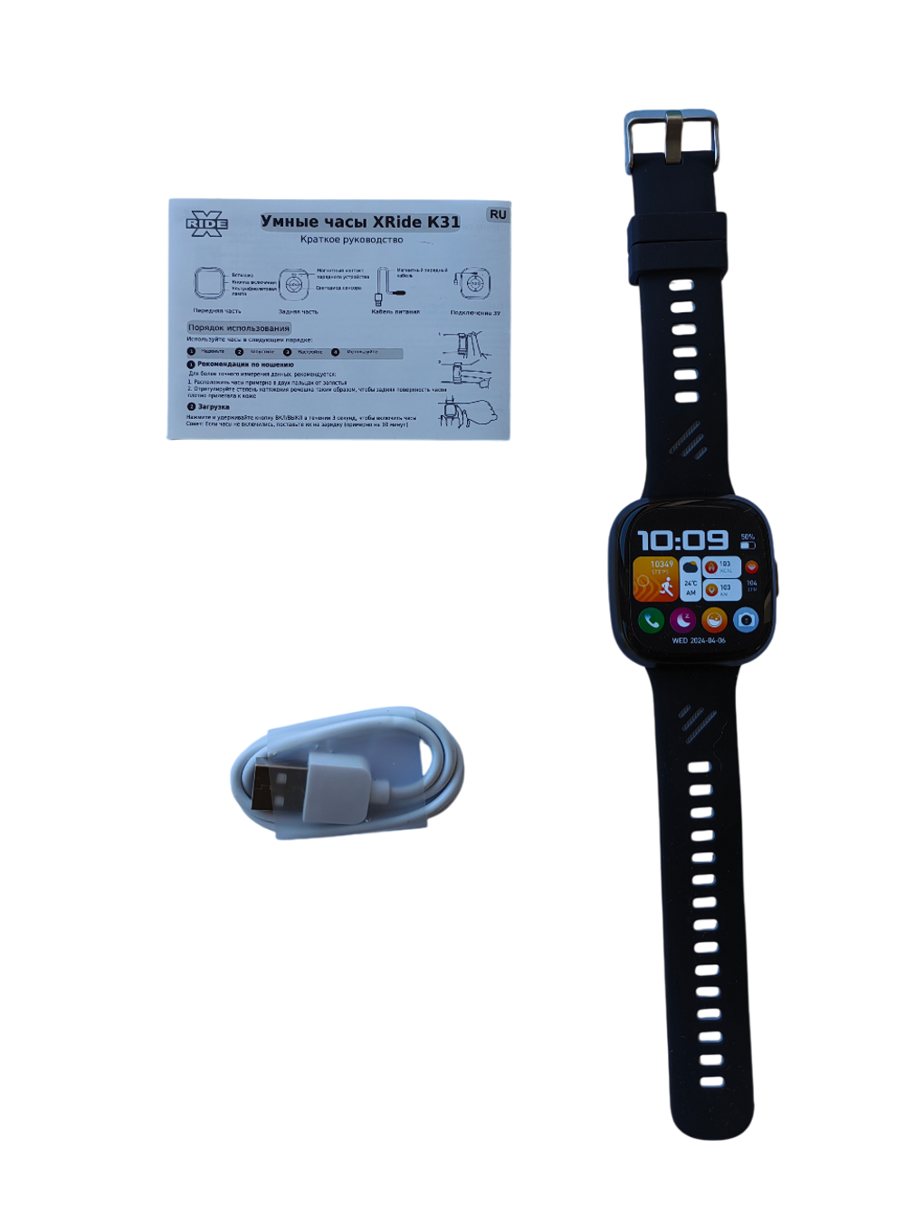 Смарт часы XRide K31 Square Design c Bluetooth-звонками
