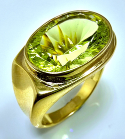 Кольцо Эстерелла золото 585, фианит.