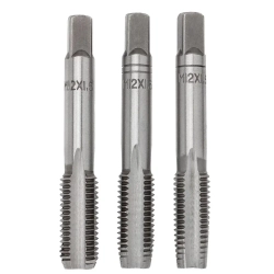 Метчик M12x1,5 (3шт),в пластиковом футляре Forsage F-TAP12x1,5