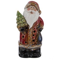 GAEM Фигурка декоративная c подсветкой "Дед Мороз" (LR44x3), L7 W5,5 H12,5 см, 2в.