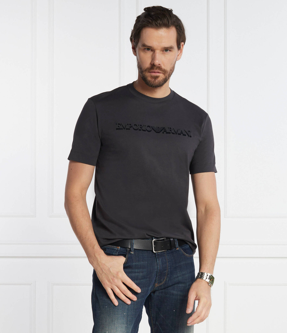 Футболка Emporio Armani - графитовый(6R1TB4 1JPZZ)