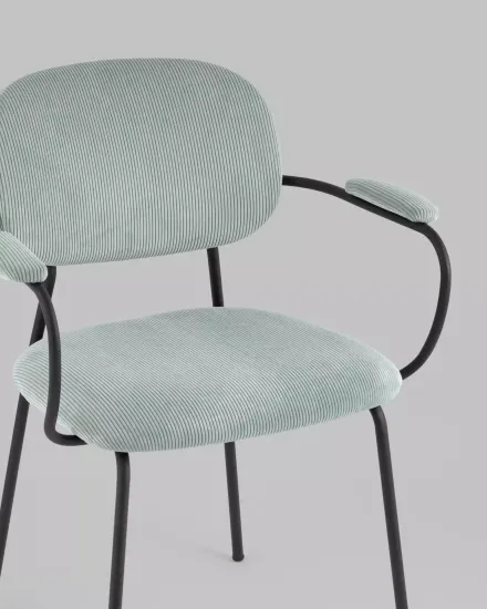 Стул Кэрол серо-голубой