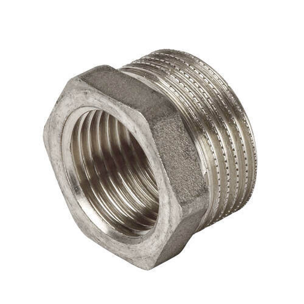 Футорка STOUT SFT 0029 - 1"1/4 x 1/2" (для стальных труб, латунь никелированная)