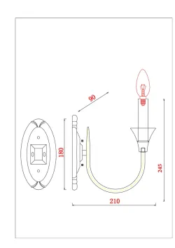 Бра Arte Lamp COLLINETTA