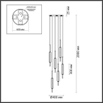 4794/72L ODL Подвес LED 72Вт 4000К 220В IP20 PENDANT
