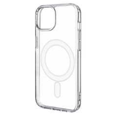 Силиконовый чехол с магнитом (MagSafe) Clear Case для iPhone 14 Plus (Прозрачный)