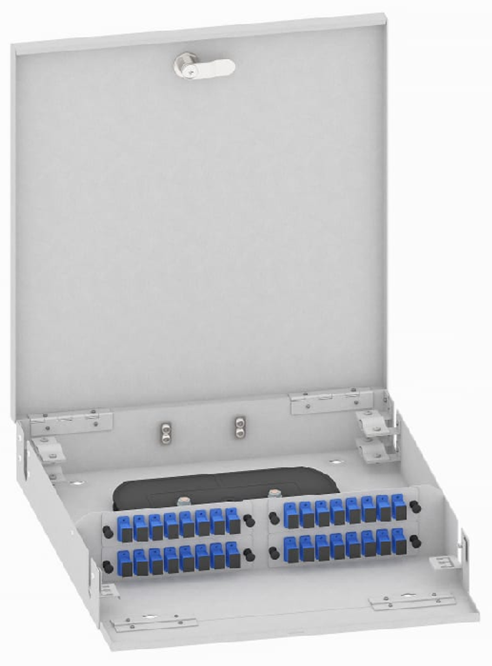 Кросс оптический настенный  TopLAN КРН-Top-32SC/U-OS2-GY
