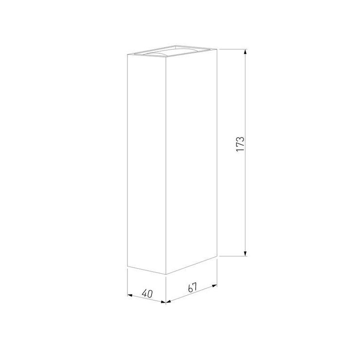 Уличный настенный светодиодный светильник Elektrostandard Blaze 35136/W черный a057050